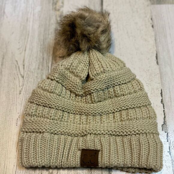 CC Knit Winter Beanie - Picture 2 of 2